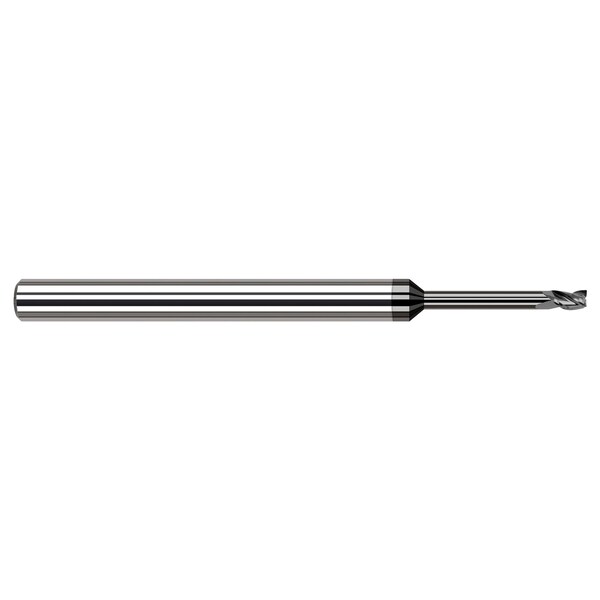 Harvey Tool Miniature End Mill-Ball-Long Reach, Stub Flute 0.1875" (3/16) Cutter DIA x 0.2810" (9/32) L of Cut - 874162-C4