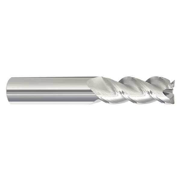 Zoro Select End Mill, 1/4 3FL 45 HPNF, 3/4 LOC Ball - 283-250760