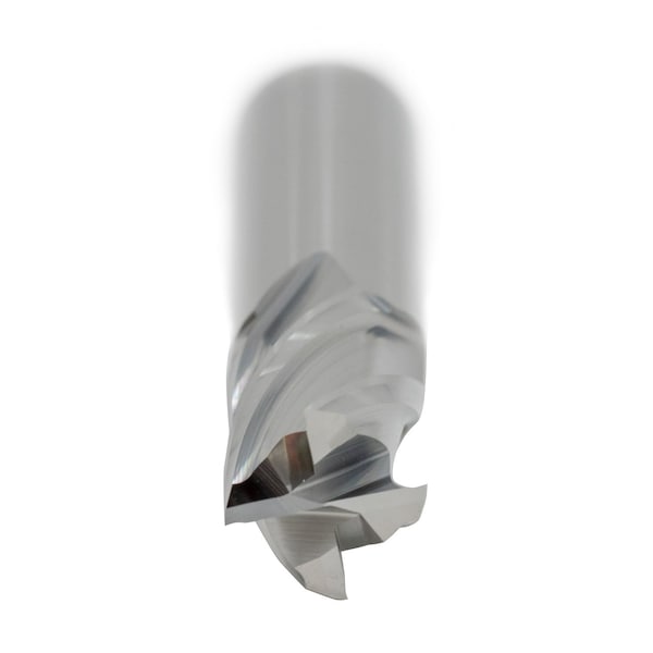 Gs Tooling 3/8" Diameter x 3/8" Shank 4-Flute Stub Length Blue Series Carbide End Mills - 101273