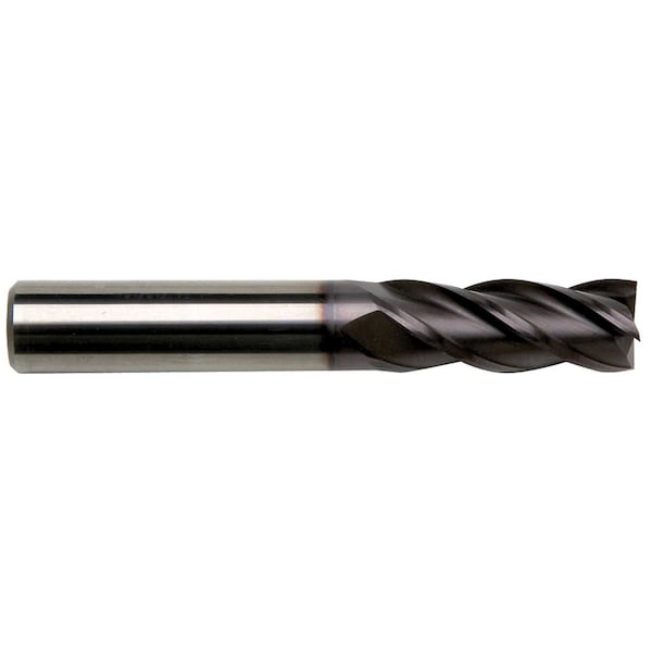 Gs Tooling 7.0mm Diameter x 8mm Shank 4-Flute Regular Length Typhoon Red Series Carbide End Mills - 101850