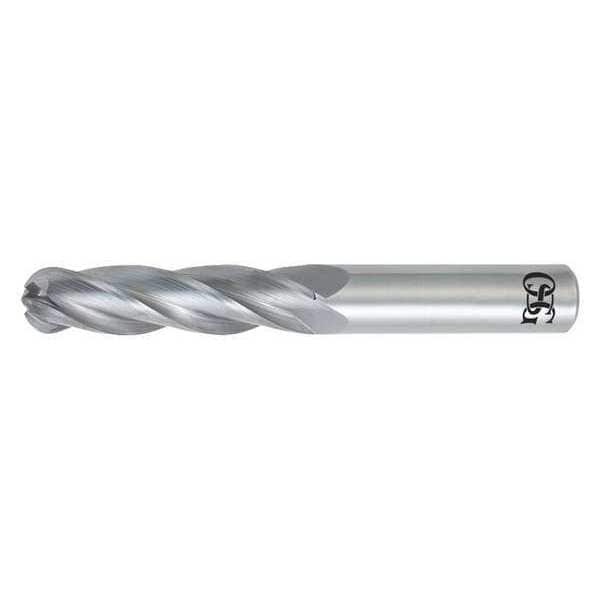 Osg Ball End Mill, 2-1/4" L, 3/16" Shank dia. - 464-1875-BN11