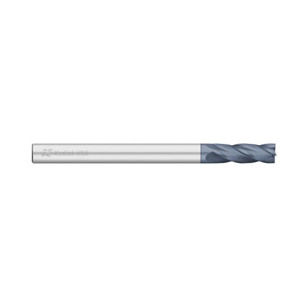 Kodiak Cutting Tools 3/4 Carbide Endmill 4 Flute Single End Extra Long ALTIN Coated - 5437982