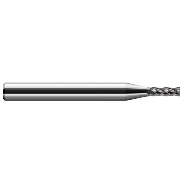 Harvey Tool Miniature End Mill - Square - Stub & Standard, 0.1250" (1/8), Length of Cut: 3/8" - 72125