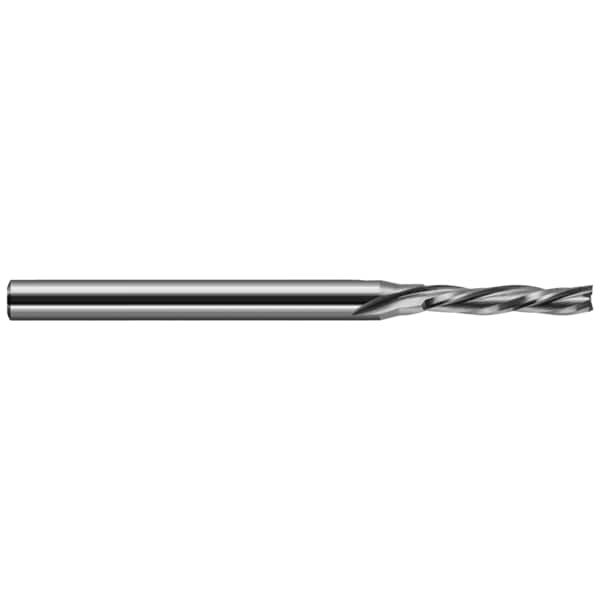 Harvey Tool End Mill for Plastics - 3 Flute - Square, 0.1250" (1/8) - 880508