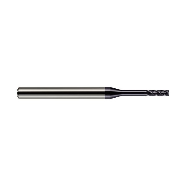 Harvey Tool 1/16 Cutter dia. x 0.1860 in. x 1/2 in. Reach Carbide Square End Mill, 4 Flutes, AlTiN Coated - 735562-C3