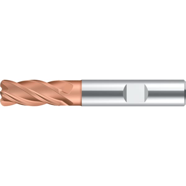 Walter Metric Corner Radius End Mills, Solid Carbide Shoulder/Slot Mills, MC2 - MC232-12.0W4B150C-WJ30ED