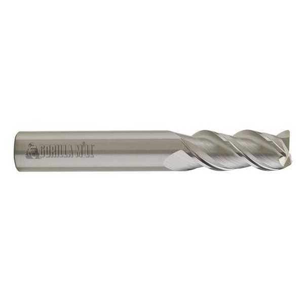 Zoro Select Carbide End Mill, 2-1/2in, GMA38FHL3 - GMA38FHL3