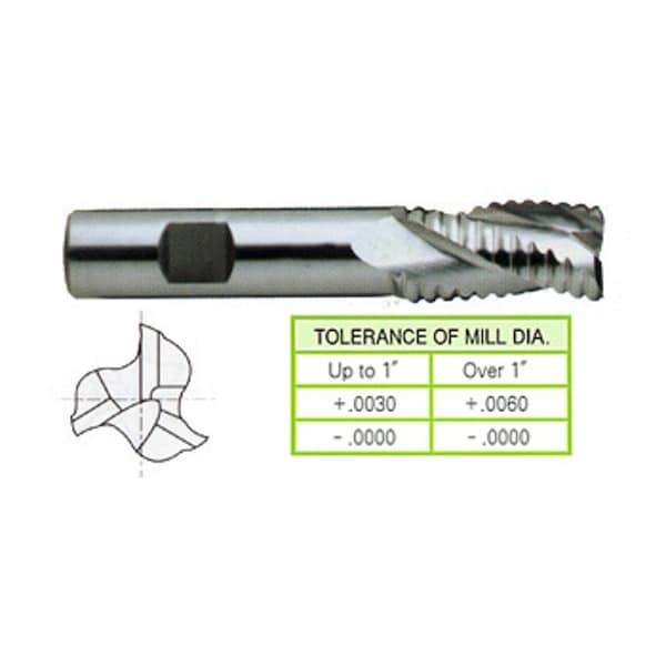Yg-1 Tool 3 Flute Regular Length Se Hi-Helix Rougher 8% Cobalt - 66461