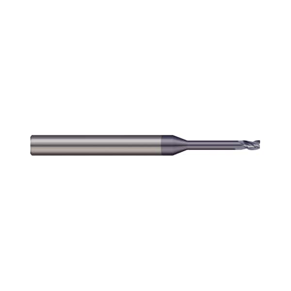 Micro 100 End Mill, 2 Flute, Square, 0.0150" (1/64) Cutter dia - MEF-015-100-3K