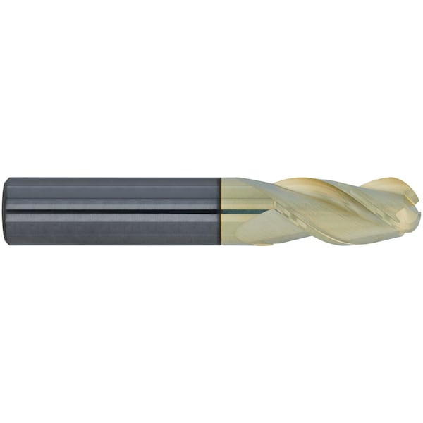 Cgs Tool Ferocious 3X - Ball End 3Fl 1/4" Dia 3/4" Loc 2-1/2" W/Zrn Coating - BN5306-S