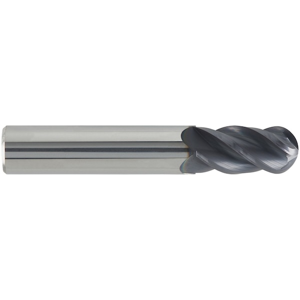 Cgs Tool Hi Velocity Ball End 4Fl 5/8" Dia 1-1/4" Loc 6" Oal 4" Ext. Reach W/Altin Coating - HV142-6251