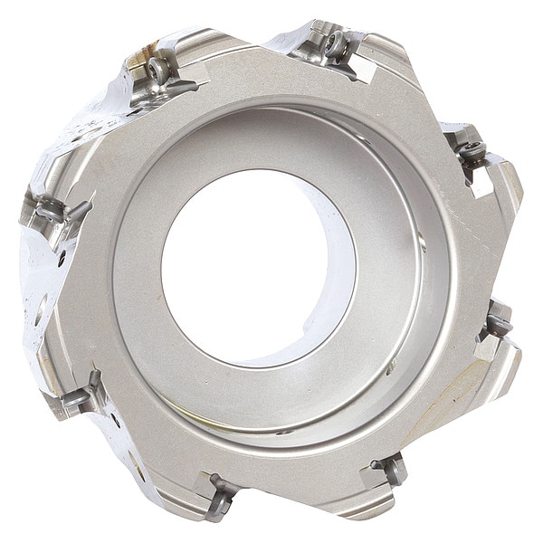 Widia Indexable Face Mill, VSM490-15 Series, 4" Max Cut Dia, High Speed Steel, 0.5910 in Depth of Cut - VSM490D400Z08S150XN15