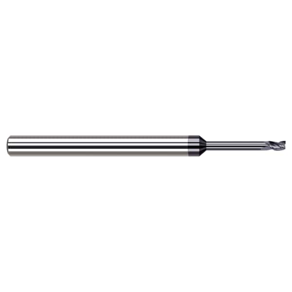 Harvey Tool Miniature End Mill - 3 Flute - Square, 0.0270", Finish - Machining: AlTiN - 34627-C3