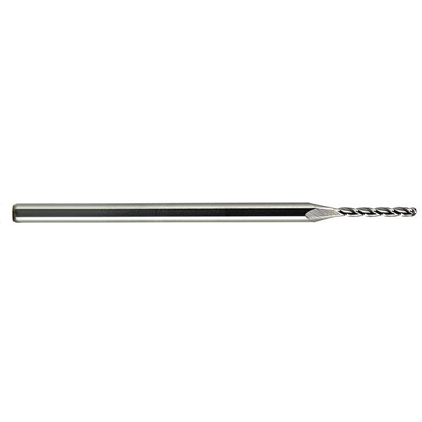 Melin Tool Co Carbide Micro End Mill, Ball, 0.015x0.078", Shank Dia.: 1/8" - EMG-.015-LF5-B