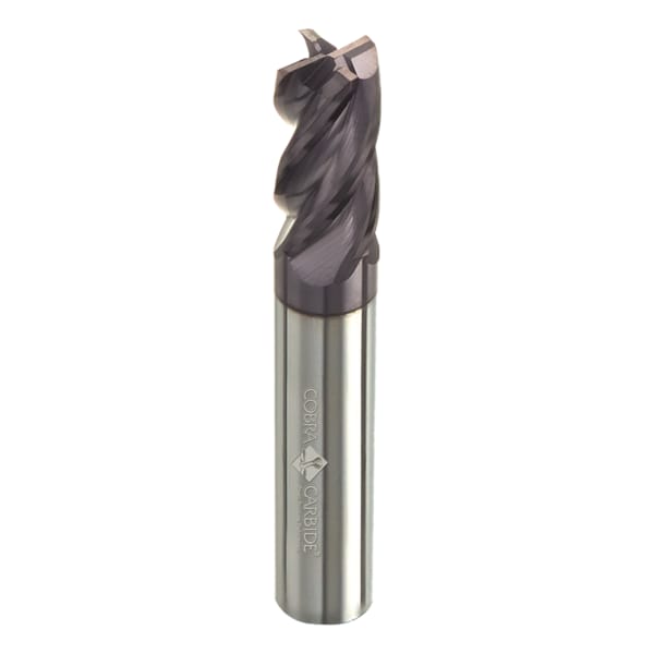 Viper Endmill, 4 FL, 1/8, Length of Cut: 1/2" - 19800
