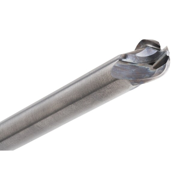 Cgs Tool 4Fl 30 Deg Profile Ball End W/ Reduced Neck 1/2"Dia 13/16"Loc W/ 1-5/8" Reach 6"Oal - 8010