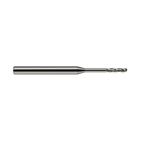 Harvey Tool Miniature End Mill - Ball - Long Reach, Long Flute - 803562