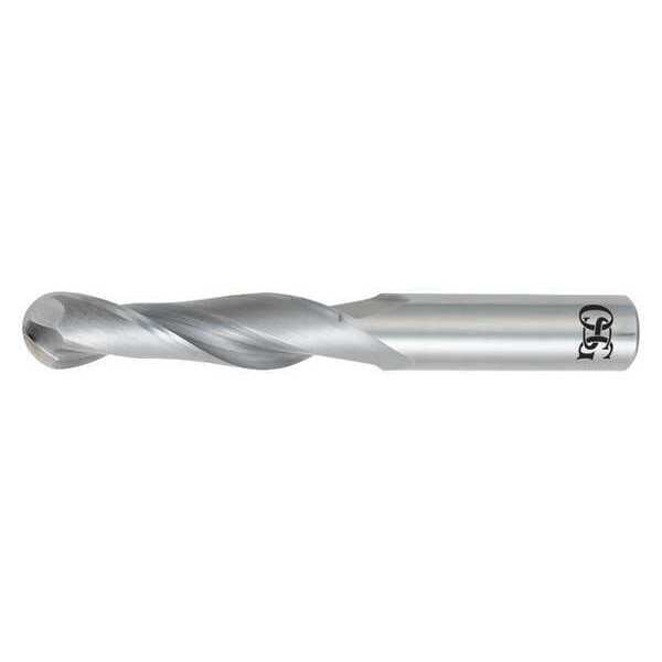 Osg Ball End Mill, 3" L, 1/4" Shank dia. - 462-2500-BN08