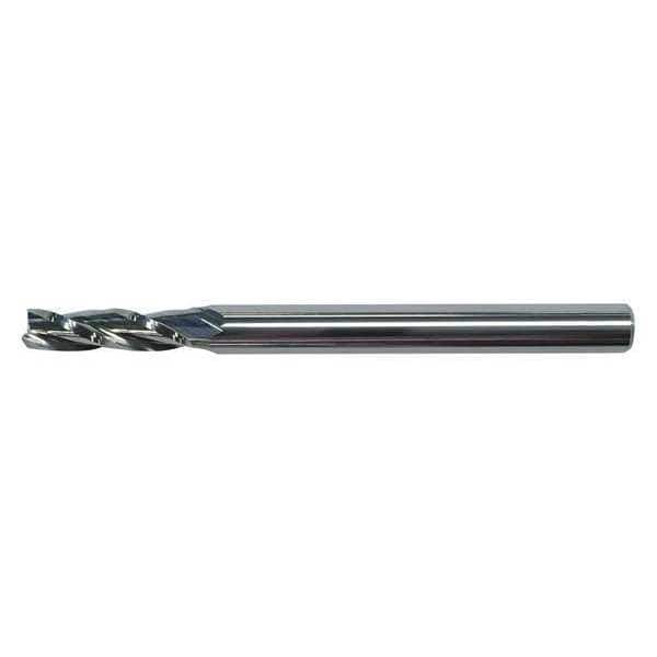 Micro 100 Carb End Mill, 3/64 In, 3FL, CC, AlTiN Coat - GEM-046-3X