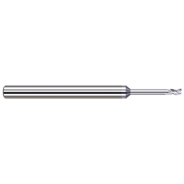 Harvey Tool End Mill for Aluminum Alloys - Square, 0.0150" (1/64), Neck Dia.: 0.0142" - 927115-C8