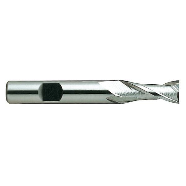 Yg-1 Tool Cobalt End Mill, Sq End, 1/2, 2 Cut L - 02321