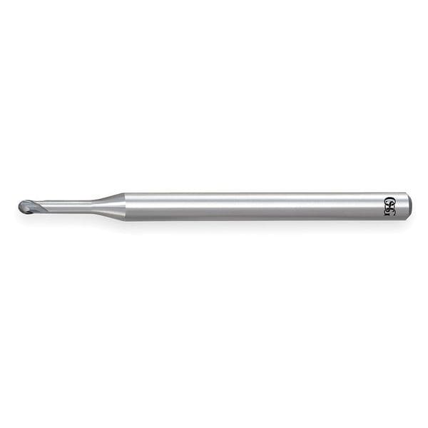Osg End Mill, Carbide, WXL, 2.0mm, 2 FL, Ball End - 3112116