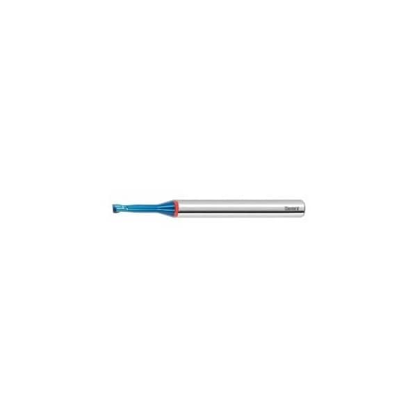 Garant Diabolo Solid Carbide Micro End Mill for Hard Steels, TiAlN Coated, 0.4 x 1 mm - 201631 0,4X1