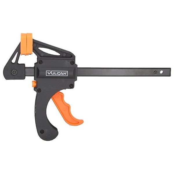 Vulcan Bar Clamp, 6 in Max Opening Size, 2-1/3 in D Throat, Nylon Body - JL-QBC-206
