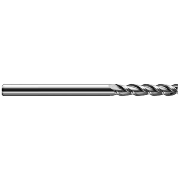Harvey Tool End Mill for Plastics - 3 Flute - Square, 0.3750" (3/8), Overall Length: 4" - 941324