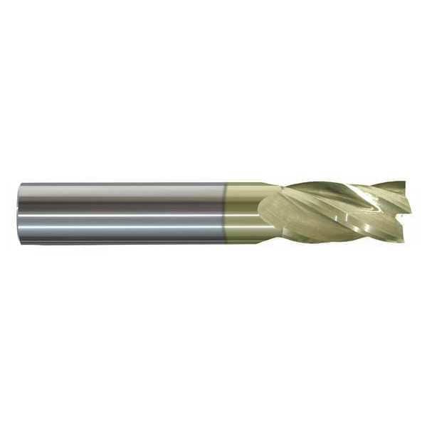 Zoro Select End Mill, 3/8 in.4 Flutes, ZrN - 206-001174