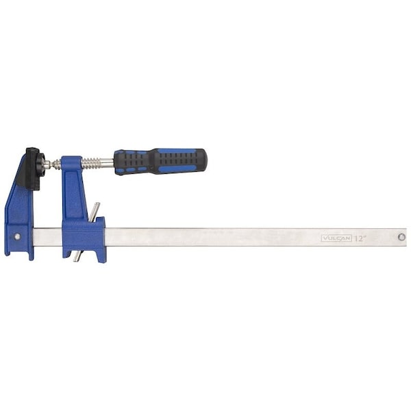 Vulcan Ratchet Bar Clamp, 12 in Max Opening Size, 2-1/2 in D Throat, Steel Body - JL-SH023-60030