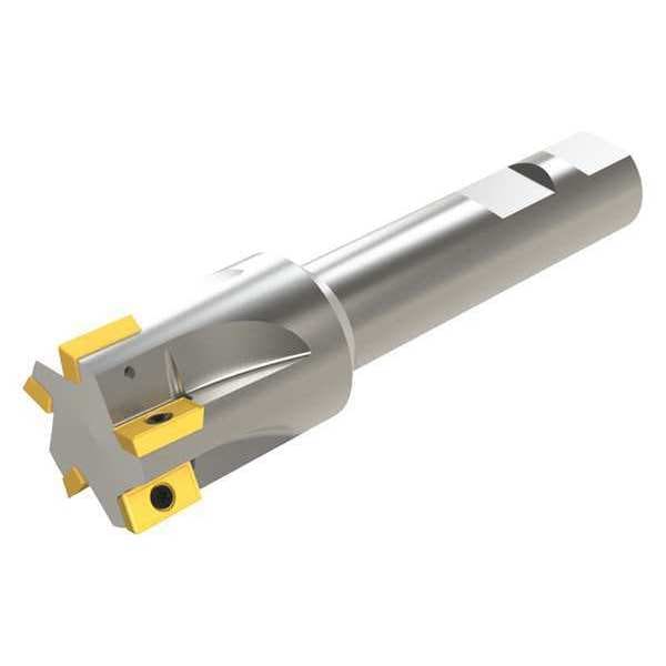 Micro 100 Indexable Square Shoulder End Mill, Coolant-Thru Milling Series, 1-1/4" Max Cut Dia - 30-4024