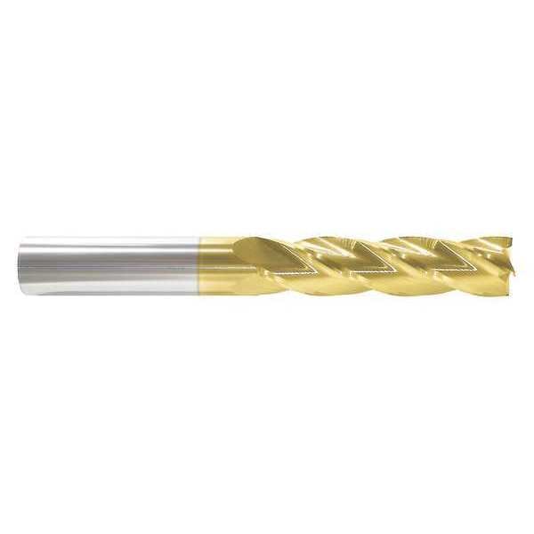 Zoro Select End Mill, 1/8 in.4 Flutes, TiN - 218-001002