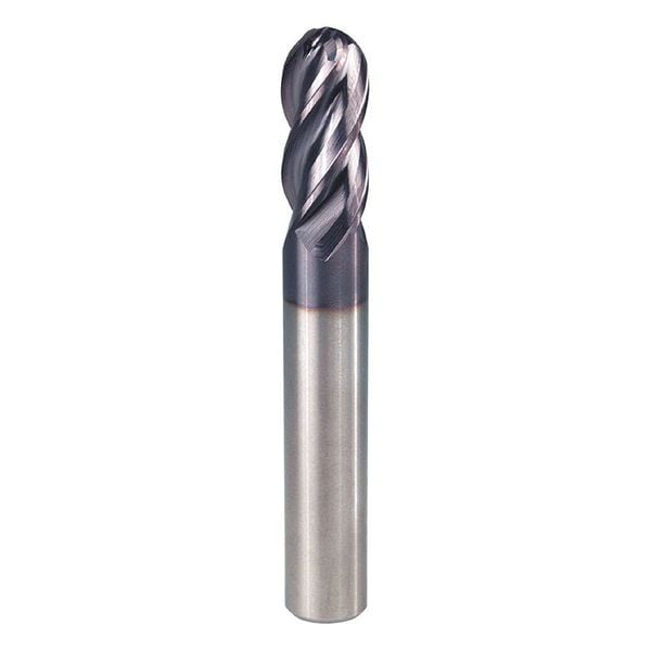 M.A. Ford Ball End Mill, 1/8" Dia, Carbide - 17912500A