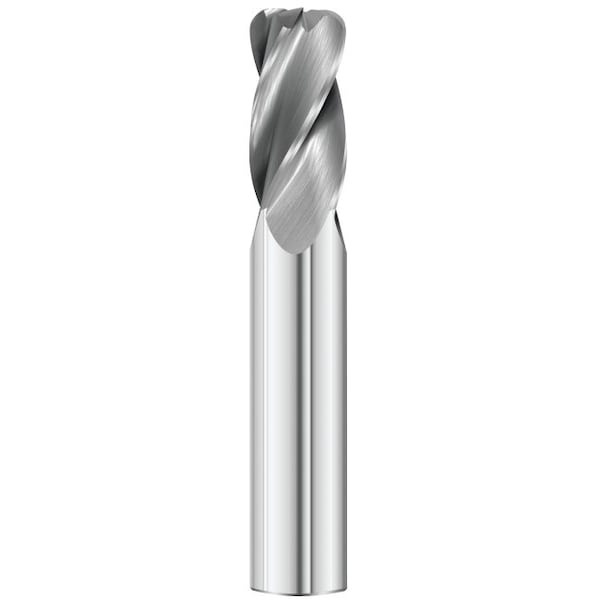 Fullerton Tool 4-Flute - 30° Helix - 3200 GP End Mills, RH Spiral, Corner Radius, Standard, 1 - 33741