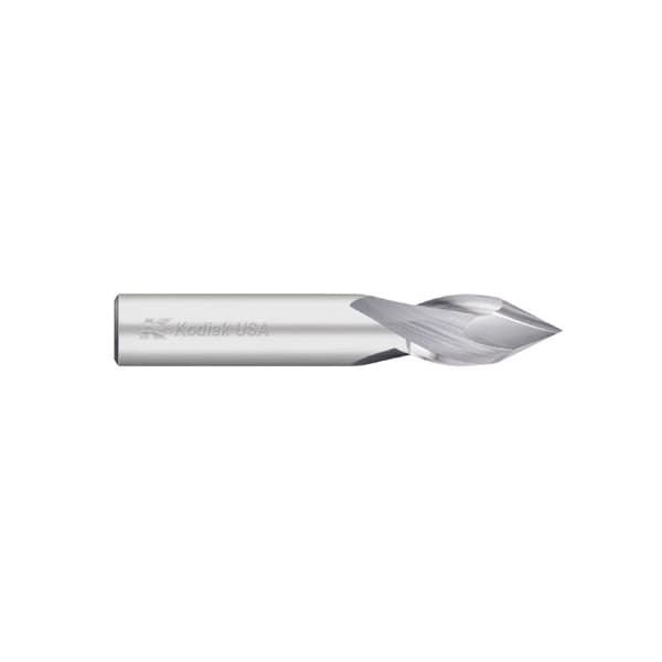 Kodiak Cutting Tools 1/8 Carbide Drill Mill 2 Flute 60 Deg. Pt - 5542067