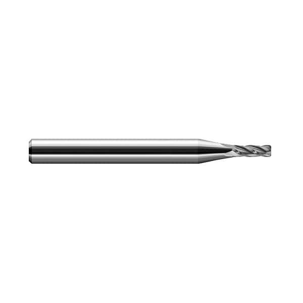 Harvey Tool 1/4 in. Cutter dia. x 0.03 in. Corner Chamfer x 3/4 Carbide Square Corner Chamfer End Mill, 4 Flutes - 751116