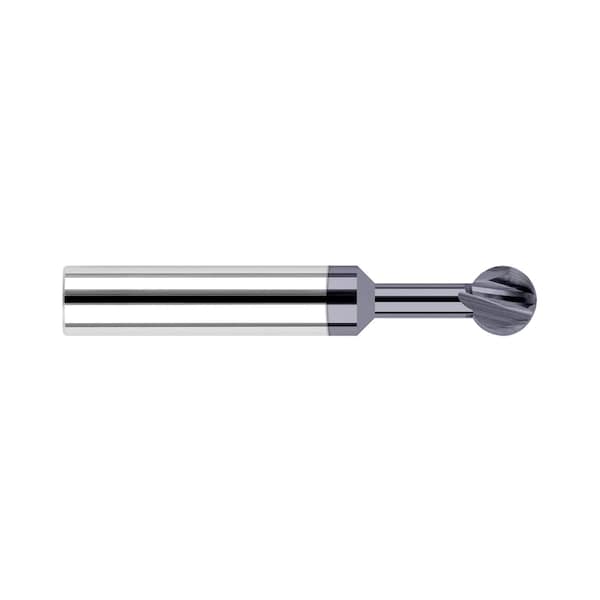 Harvey Tool 0.0938'' Cutter DIA x 0.2500'', 1/4 Neck Length x 300 Deg Wrap Angle - 2 FL - AlTiN Coated - 794506-C3