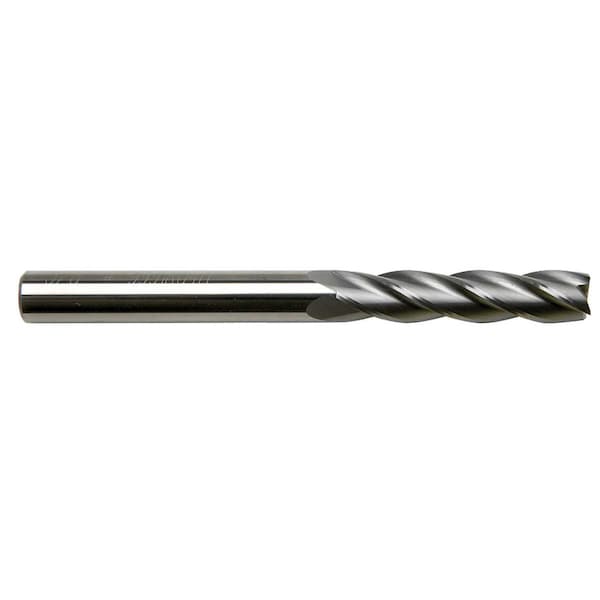 Gs Tooling 1" Diameter x 1" Shank 4-Flute Extra Long Length Blue Series Carbide End Mills - 102468