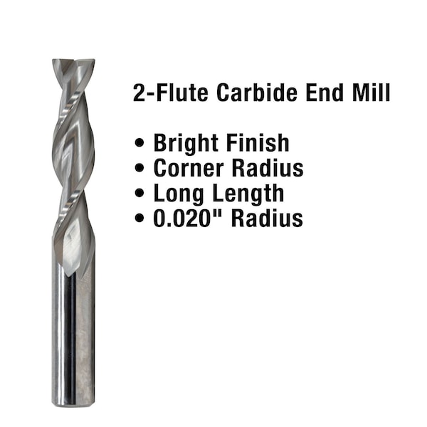Sowa 34DiaX34 Shank 0030 Radius Lng Lngth Corner Radius Aluminum Green Series Carbide End Mill - 153238