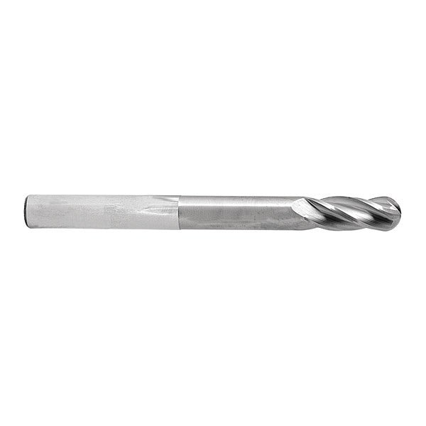 Melin Tool Co Gnrl Purpose End Mill, Crbd, Ball End, 1x2", Number of Flutes: 4 - CCMGN-3232-B
