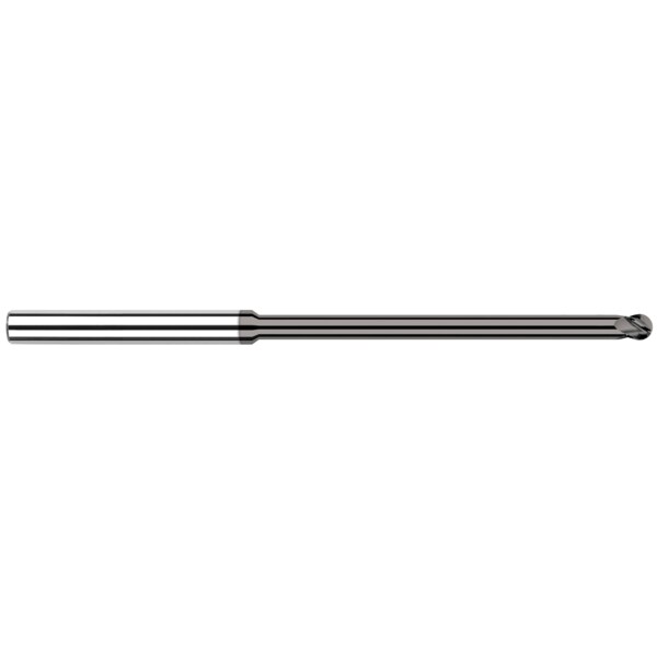 Harvey Tool End Mill - CVD Diamond - Ball, 0.0250", Neck Dia.: 0.0235" - 76025
