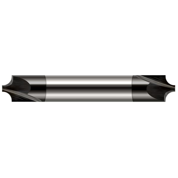 Harvey Tool Corner Rounding End Mill - 2 Flute - Unflared, 0.1000", Pilot Dia.: 3/64" - 46100-C4