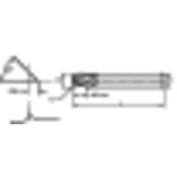Widia End Mill, TiAlN, 0.6250 in. Milling Dia. - TF4V0516006S