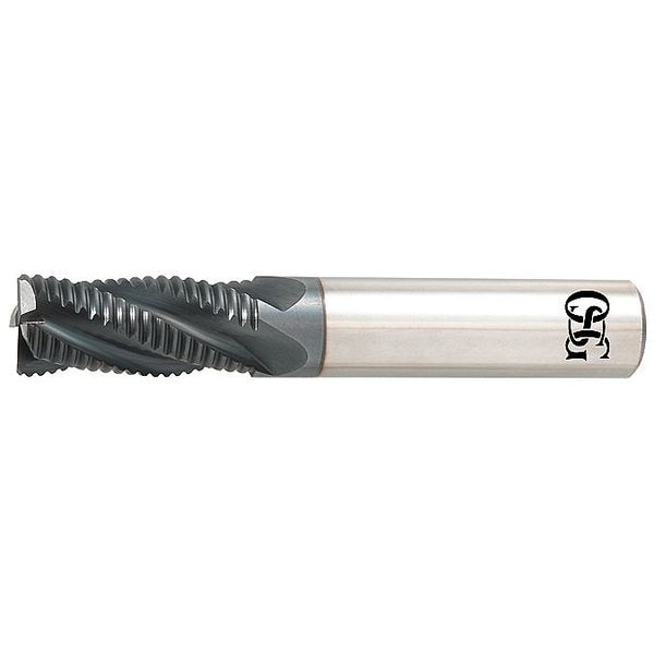 Osg Carbide End Mill, HP400, 3/8 D, 1 Cut L - HP400-3750