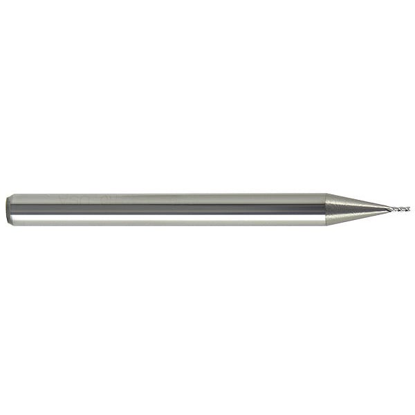 Melin Tool Co Carbide Micro End Mill, Sq., 0.025x0.038", Shank Dia.: 1/8" - CCMGS-.025