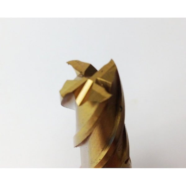 Hhip 1/4 X 3/8" 4 Flute TiN Double End Center Cut End Mill - 5829-0250