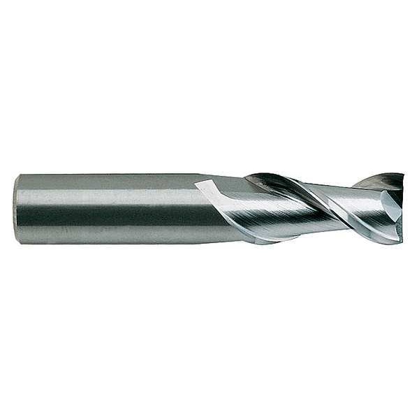 Yg-1 Tool Carbide End Mill, Sq, 7/16, 2 Cut L - 02588
