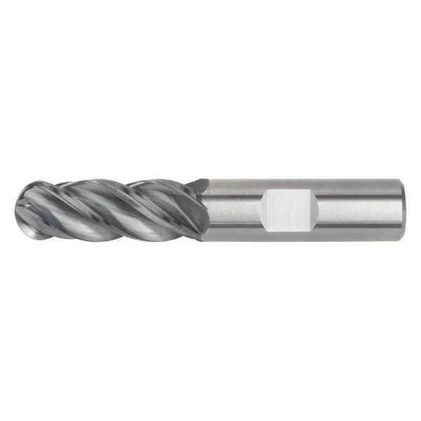Widia End Mill, AlTiN, 0.5000 in Millng Dia, 4V00 - 4V0013015XW