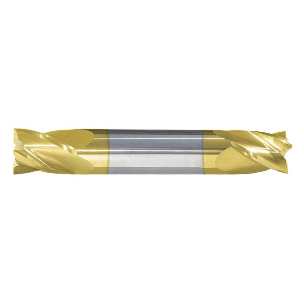 Zoro Select Sq. End Mill, Double End, Carb, 1/2 - 236-001121